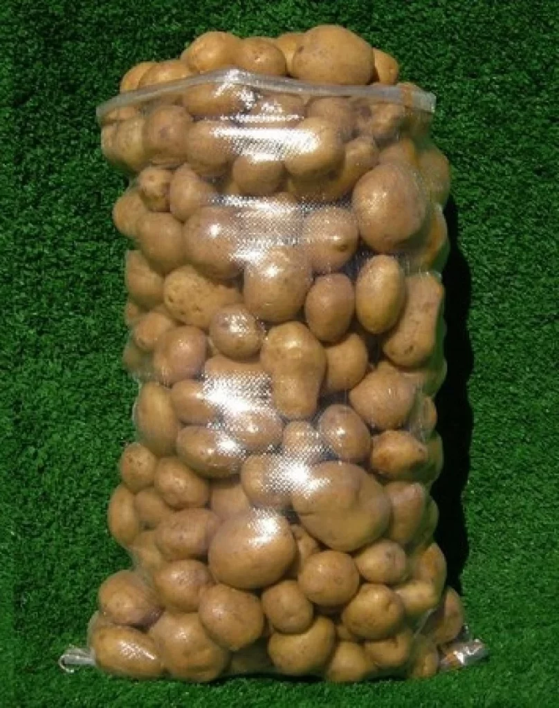 patates dolu cam çuvalı